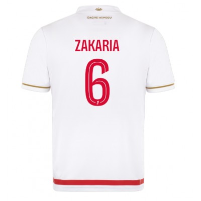 Moški Nogometni dresi AS Monaco Denis Zakaria #6 Domači 2025-26 Kratek Rokav Moški Nogometni dresi AS Monaco Denis Zakaria #6 Domači 2025-26 Kratek Rokav